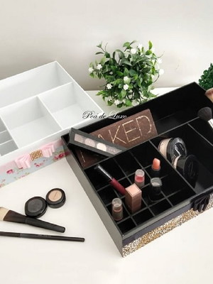Caixa para maquiagem em mdf