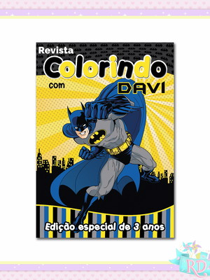 Livrinho de colorir batman