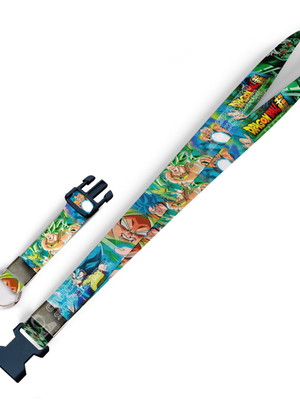 Cordão dragon ball brolly c0181p com fecho bolsa e argola