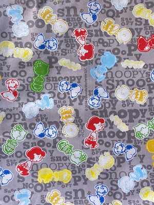 Tecido snoopy cinza - 50x75 cm