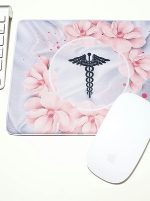 Mouse pad retangular- enfermagem