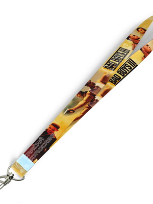 Cordão para crachá bad boys c0151p com presilha mosquetão