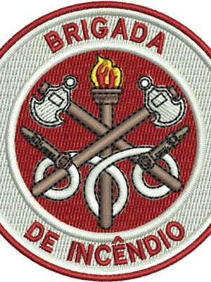 Patch termocolante brigada de incêndio - 7,5x7,5cm - 42149