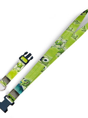 Cordão mike monstros sa c0140p com fecho bolsa e argola