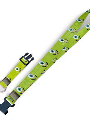 Cordão mike monstros sa faces c0139p c/ fecho bolsa e argola