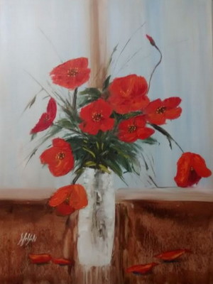 Quadro florais contemporâneos 01