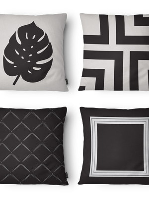 Kit 4 capas de almofada moment