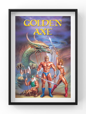 Quadro golden axe (33x45 cm) a3