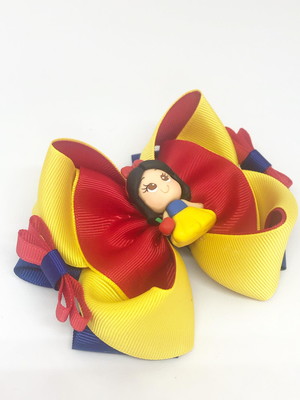 Laço princesa branca de neve