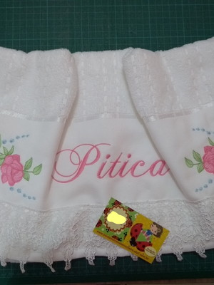 Toalha de banho personalizada