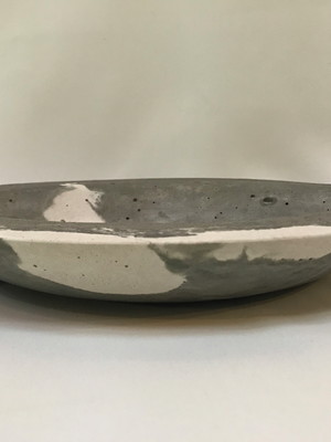Terrário/centro de mesa/fruteira/peça decorativa oval