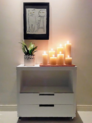 Kit de velas para decoração