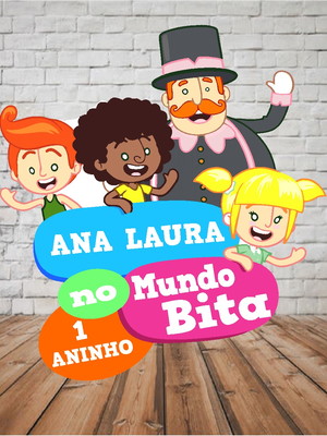 Placa mundo bita personalizada