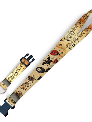 Cordão tattoo old scholl c0099p com fecho bolsa e argola