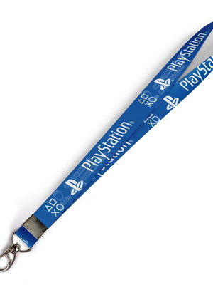 Cordão para crachá playstation c0087p com presilha mosquetão