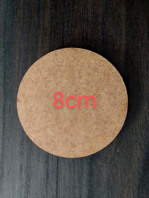Aplique mdf - bola 8cm