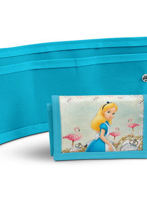 Carteira infantil alice no pais das maravilhas
