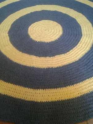Tapete redondo croche
