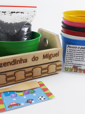 Kit caixote 6 mm com gravação