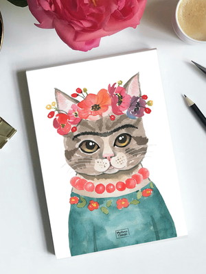 Print a5 - frida cat