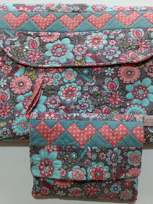Case para notebook + necessaire porta fios
