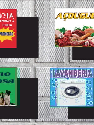 Imã geladeira total imantado mil und corte reto arte grátis
