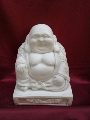 Buda gigante 33cm em gesso cru ido 139