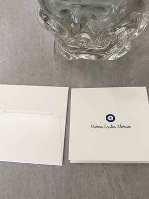 Cartão social personalizado (papel italiano)