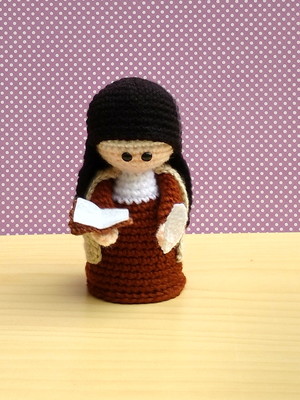 Santa teresa d`ávila amigurumi