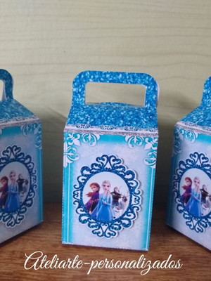 Caixa com alça frozen