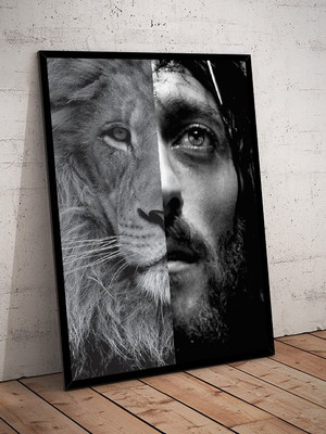 Quadro - jesus cristo e o leão de judá