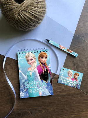 Bloquinho frozen personalizado