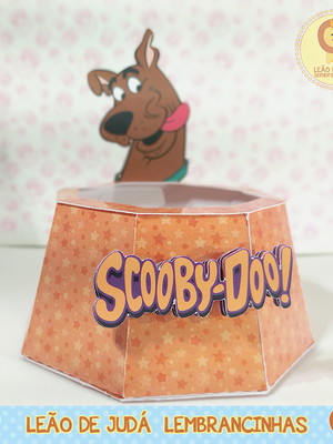 Caixinha para festa tema scooby doo