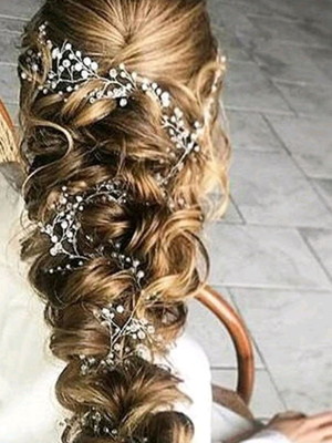 Tiara arranjo cabelo noiva daminha debut pratapérolas strass