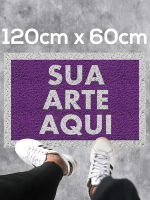 Capacho personalizado 120cm x 60cm