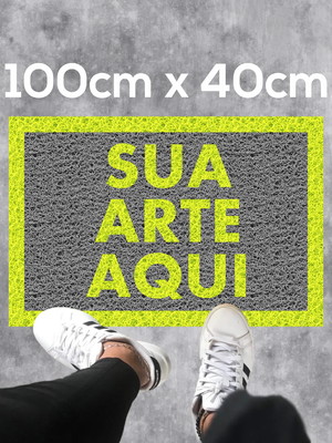 Capacho personalizado - 100cm x 40cm