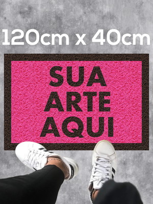 Capacho personalizado - 120cm x 40cm
