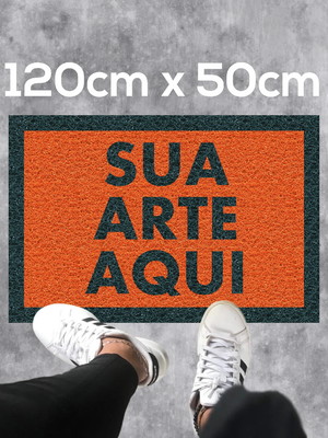 Capacho personalizado - 120cm x 50cm
