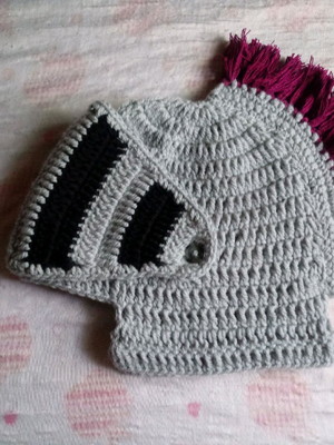 Touca de croche medieval