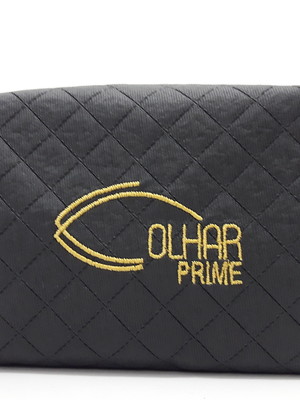 Necessaire box com logotipo bordado