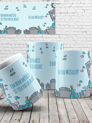 Caneca profissão musico