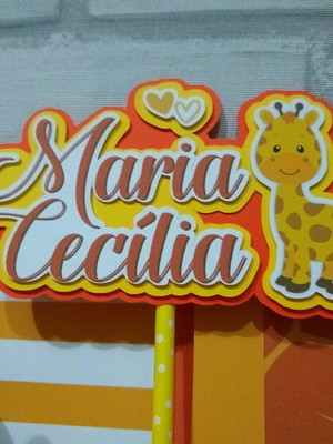 Kit festa em casa - girafa (ler descrição)
