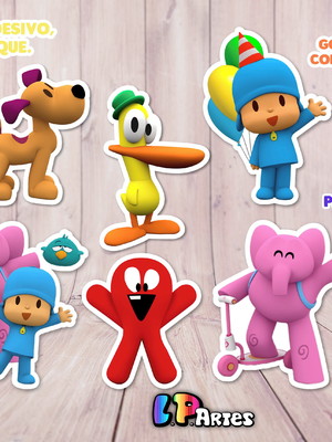 Aplique pocoyo - 9 cm