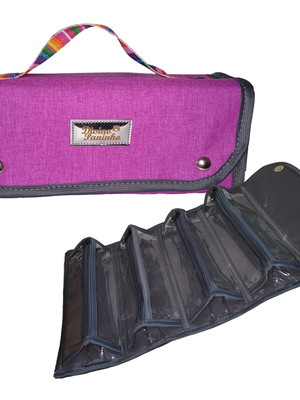Necessaire rocambole magenta
