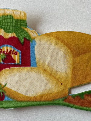 2 patch aplique termocolante pao e pote geleia (2 unidades)