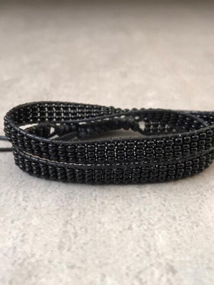 Pulseira tear 2 voltas miçangas