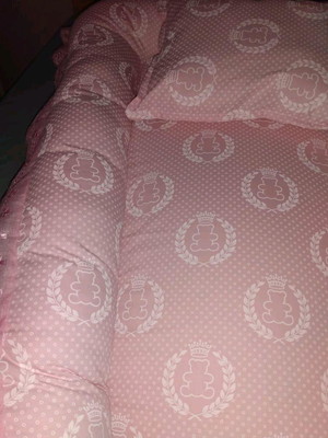 Ninho redutor berço berço rosa confortável!!