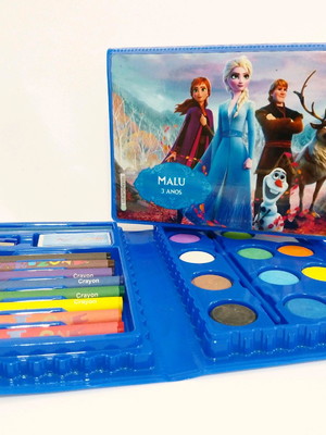 Estojo de pintura frozen - 24 peças