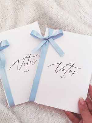 Caderno de votos casamento - par