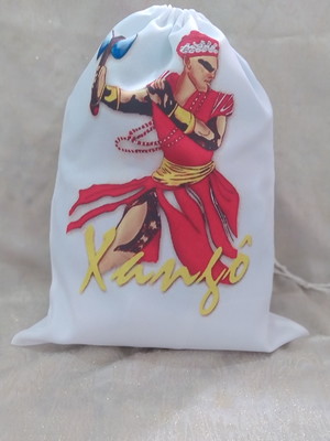 Saquinho de guias estampado orixa